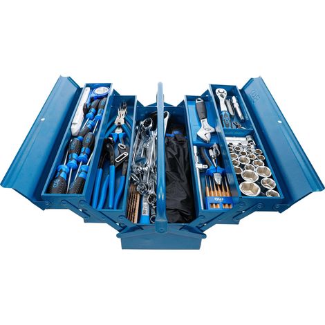 BGS  caja  de  herramientas  metálica  incl.  surtido  de  herramientas  137  pzs.  -  3340 (1/4)