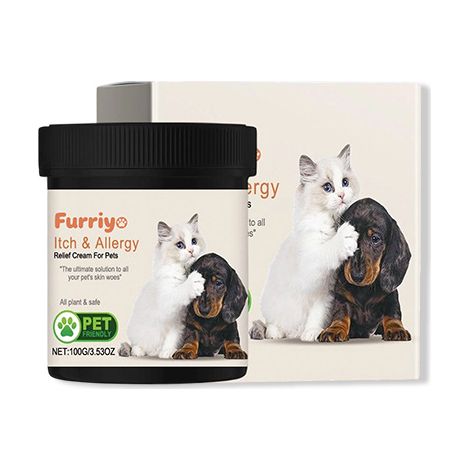 Die Furriyo Katzen- und Hundehautpflegecreme lindert Rötungen, verbessert Rauheit, nährt die Haut und ist ein sanfter Pflegebalsam. (1/5)