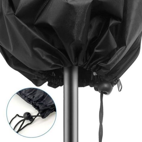 Housse de parasol déporté - Unbrand - Grande taille 3x4m - Tige télescopique incluse - Imperméable - Anti-UV (1/5)