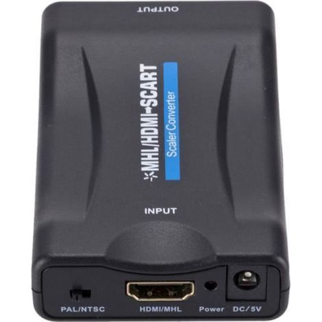 Adaptateur Convertisseur HDMI vers Péritel MHL, Compatible HD NTSC PAL, pour SKY HD Blu Ray Apple TV DVD PS3 (1/4)