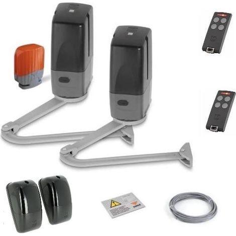 Kit automatisme bras articulés, série BL3924, batterie, pour portail battant. - CARDIN - (1/3)