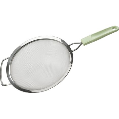 Fackelmann Sieve 20 cm, stainless steel, mint green/light grey, diameter 200 x 380 mm (1/4)