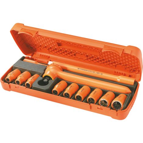 Jeu de douilles isolées Facom 1/2" Carré 12 pièces ( Prix pour 1 )