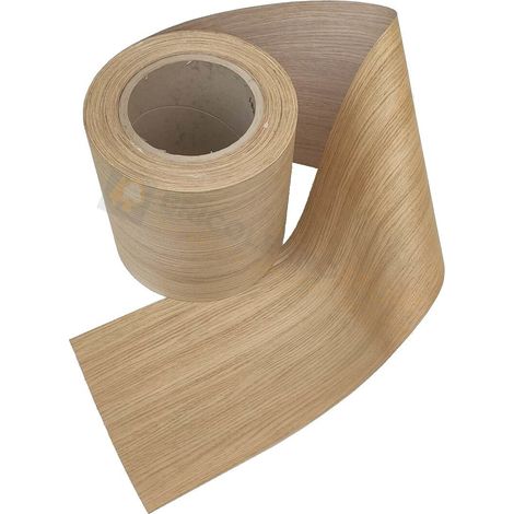 Bordo tranciato impiallacciatura legno rovere precollato da 200 mm
