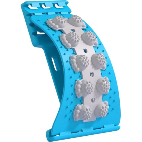 Barella per la schiena portatile - 36 x 21 x 15 cm, massaggiatore lombare con protuberanze, 4 livelli di regolazione per il rilassamento lombare e il sollievo dalla stenosi spinale. (1/5)
