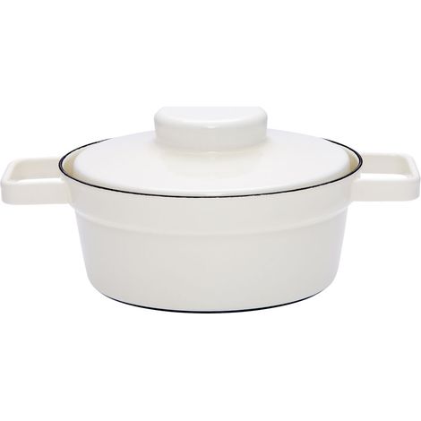 Riess Casserole avec couvercle 20cm 1,20 litre émail