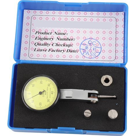 Comparateur avec Précision 0.01mm et Double Pointe Rubis pour Rails à Queue d'Arronde (1/5)