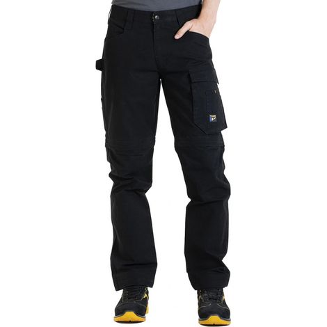 Pantalon de travail modulable 2en1 Fibreflex® CONVERT noir RICA LEWIS - Taille: 40
