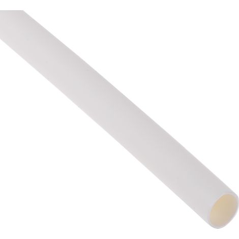 Gaine thermorétractable RS PRO, Dia. 4.8mm Blanc rétreint 2:1, 1.2m ( Prix pour Sachet de 1 )
