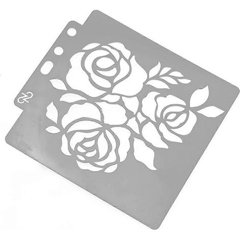 Schablonen, Vorlagen, Malerei, Scrapbooking, Prägen, Stempeln, Albumbasteln, Blumen