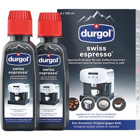 Lot de 2 détartrants machine à café 2x125 ml - DURGOL