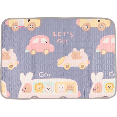 Coussin anti-fuite 5 couches imperméable coton motif adorable pour lit bébé adulte animal 70x100cm (1/5)