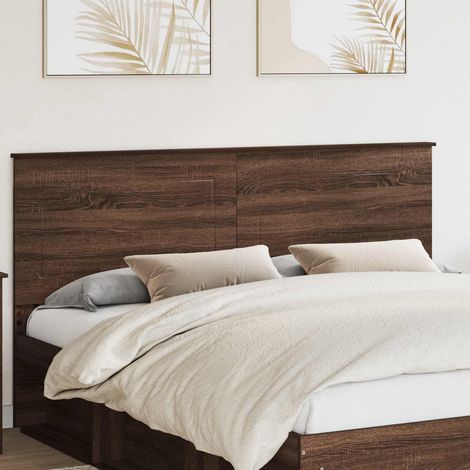 Tête de lit-Panneau de lit Chêne brun 180 cm Bois d'ingénierie 916805 (1/5)