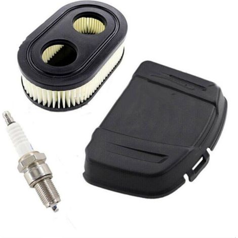 Kit Couvercle Filtre À Air - Avec Bougie D Allumage - Pour Moteur De Jardin Briggs Modèles 594575 798452 650EXI 675EXI 675IS - 1 Pièce (1/4)