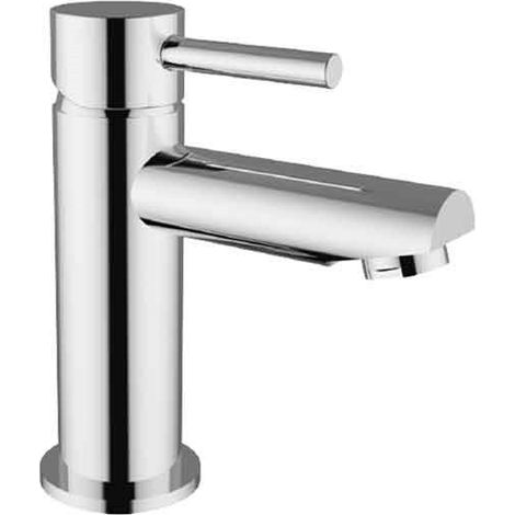 Miscelatore in Ottone Cromato per Lavabo - Design Moderno - Finitura Cromata (1/2)