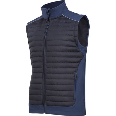 Chaleco aislante, negro y azul marino, "2XL", CE, lahti (1/2)