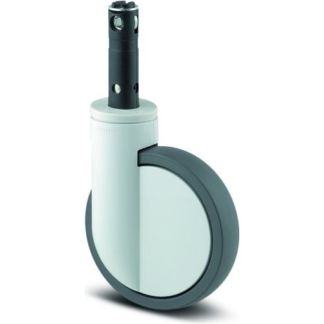 Roulette pivotante blocage centralisé - lit d'hôpital - ø 150 mm - Integral