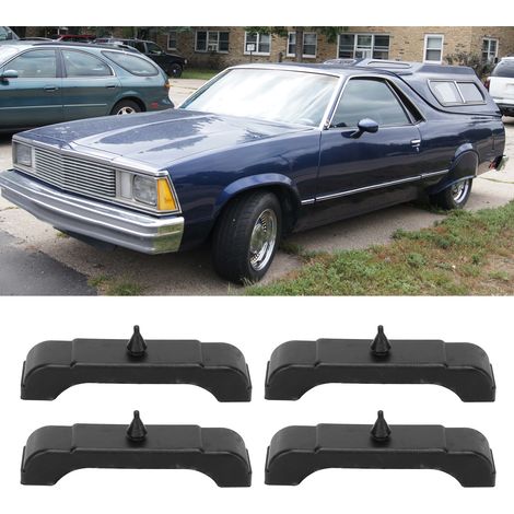 4 pièces de coussinets isolants thermiques en caoutchouc à 3 noyaux pour dissipateurs thermiques GM Buick Chevrolet GMC 1968-1981 4012-326-681S (1/5)