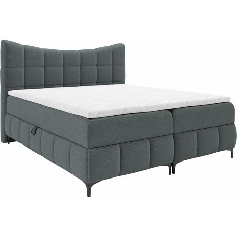 Cama continental Littera, Freya 210.23, Continental, Doble, 160x200, Tapiz, Somieres, 164x210x120cm