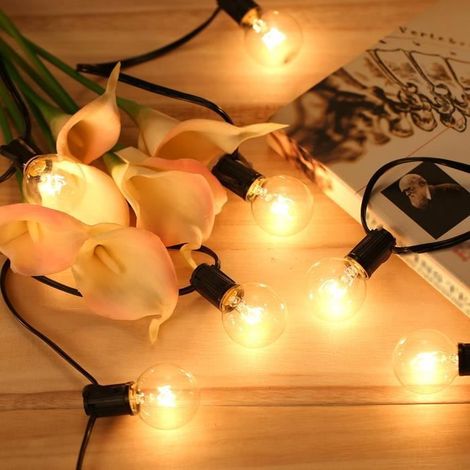7W E12 Lumière de chaîne d\'ampoule G40 Guirlande LED pour Décoration de fête mariage Noël (1/4)