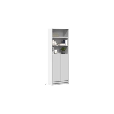 Buffet haut avec LED blanc 69x32,5x200 bois d’ingénierie (1/5)