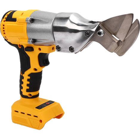 Cisaille à métaux sans fil compatible avec les batteries DCB206 et DCB204. Moteur sans balais de 400 Nm de couple. Tête rotative à 360°. Outil de coupe électrique avec éclairage LED. (1/5)
