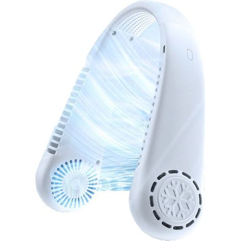 Ventilateur sans pales et sans col, nouveau type de ventilateur de refroidissement, fabricant de ventilateurs en forme de flocon de neige. (1/2)