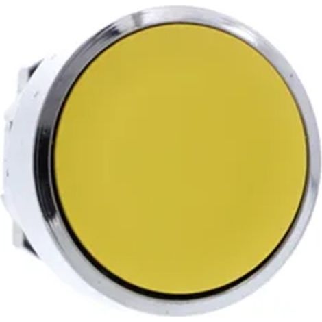 Cabezal de botón Telemecanique de descarga amarillo ZB4BA5