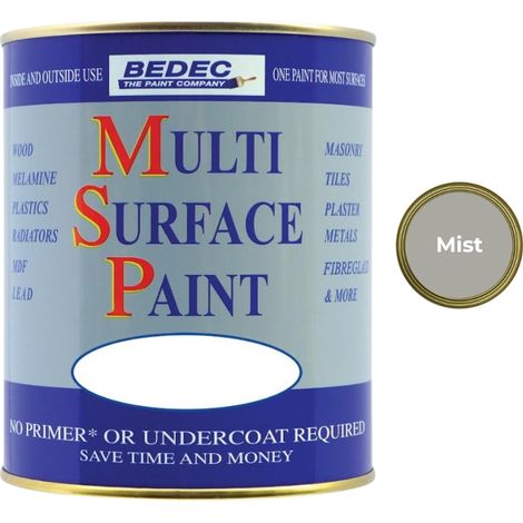 Bedec Multi Surface Paint - Matt - Mist - 750ml
