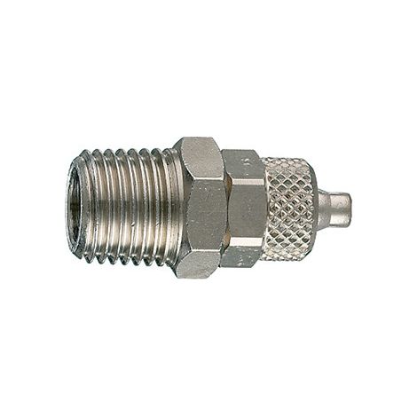 RACCORDI FISSAGGIO TUBO NYLON DI ESTREMITA' DRITTO 1/8" 1/4" 3/8" 1/2"  1/8" - 8x6