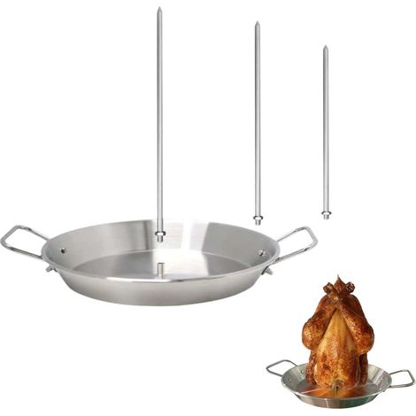 Support Vertical Brésilien Brochette verticale pour barbecue Brochette verticale en acier inoxydable Brochette verticale Broche (1/5)