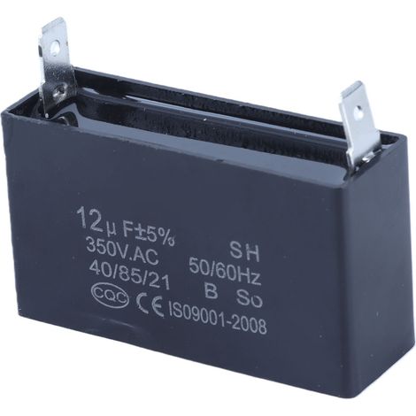 Condensateur CBB61 pour générateur à essence, démarrage de moteur de climatisation, 350 V CA, 12 µF (1/5)