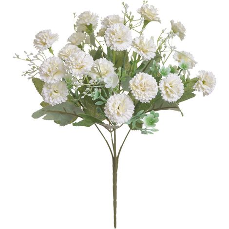 Fleur Artificielle - Pivoine - 30 Cm - Tige Plastique Et Tissu Soie - Décoration Intérieure - 1 Pièce (1/5)