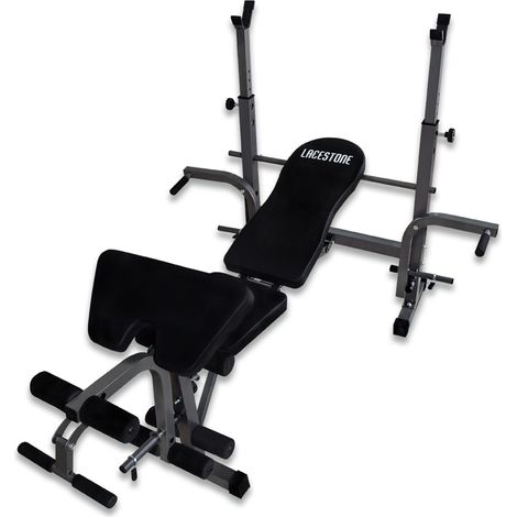 Lacestone Multifunktions Trainingsbank Hantelbank Gewichtheberbank Fitnessbank Schrägbank Bench ohne Gewichte (1/5)