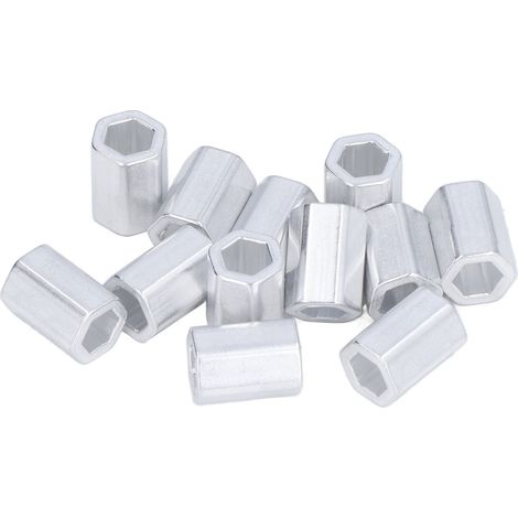 Entretoise alu hexagonal 12 pièces, résistant corrosion, douille 8mm alésage, axe moteur, 16mm longueur, entretoise hexagonale 3520-4012-0160 (1/5)