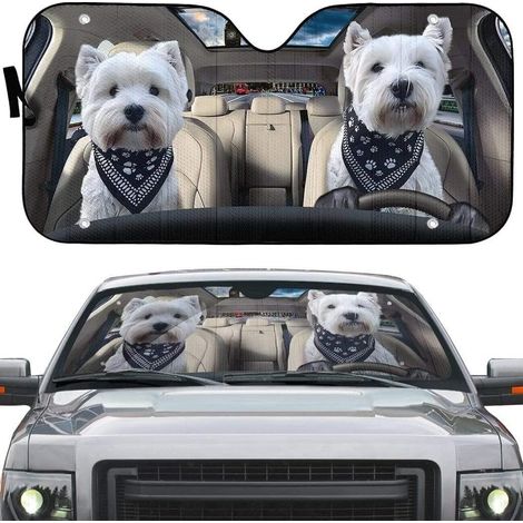 Pare Soleil Voiture Brise Avant Sabot Fendu Bleu avec Fermeture