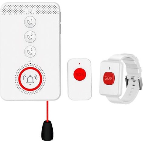 Système d'alarme d'urgence 4G 433 MHz SOS, interphone bidirectionnel, prise européenne (1/5)