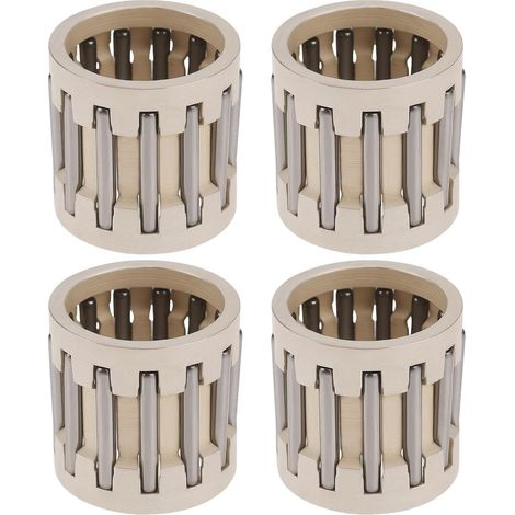 4 Lot Roulements à Aiguilles Et Cage pour Piston de Moto 12x15x15mm Compatible avec Peugeot Speedfight 2 50 LC DD Rally (1/5)