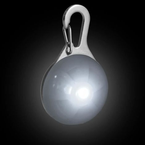 Pendentif LED - CampTeck - Blanc - 3 modes d\'éclairage - Résistant aux intempéries - Sécurité chien (1/4)