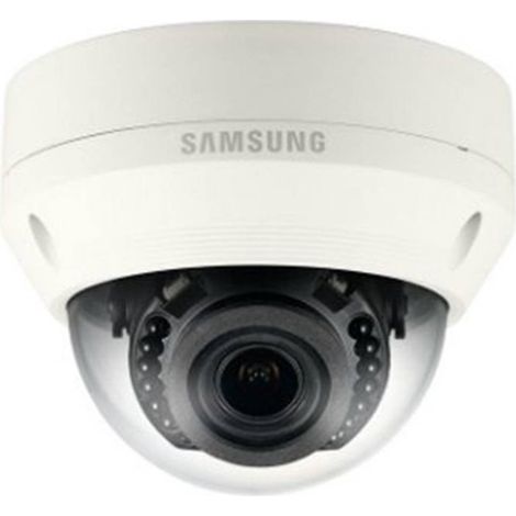 Caméra Dôme IP plafond 2Mp Samsung compatible NVR Réseau PoE IP66 / IK10 SNV-6085RP (1/2)