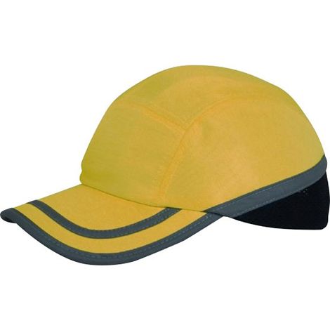 GORRA ANTIGOLPES GRIS AMARILLO - CLIMAX