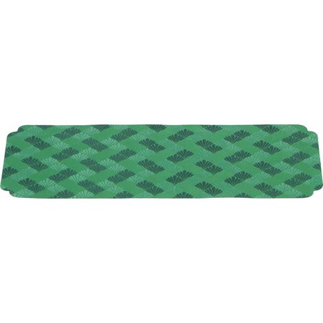 Set aus 6 chinesischen Baumwolluntersetzern, grüne Palmenblattstickerei, gestrickte Teekannen-Platzsets, Dekoration für Zuhause und Teestube, orientalischer Stil. (1/5)