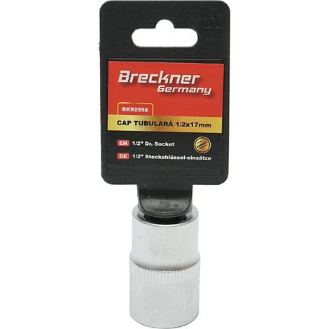 Testa della chiave a bussola da 17 mm per cricchetto da 1/2" Breckner Germany (1/4)