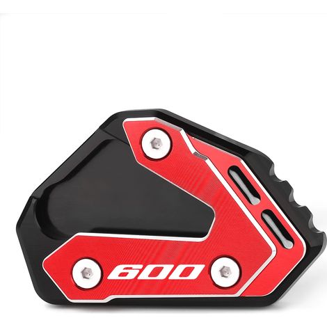 (GSxR600 Red2) Compatible pour SZUZUKI GSXR 600 GSX-R 750 GSX R 1000 1000R Accessoires de moto Béquille Extension Pied Béquille latérale Agrandisseur Plaque Pad maxpower (1/4)