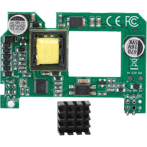 PoE-Modul für Raspberry Pi 4B/3B – Netzwerk-Stromversorgungs-Port-Umschalter (1/5)