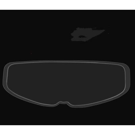 Film anti-buée universel pour visière de casque moto - Autocollant transparent imperméable et anti-pluie - Améliore visibilité et sécurité - Compatible majorité des casques moto - Modèle : Anti-fog st (1/5)