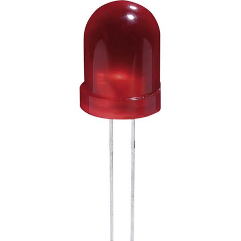 Kingbright JUMBO-LED GRUEN 8MM LED bedrahtet Grün Rund 8 mm 3 mcd 60 ° 20 mA 2.2 V