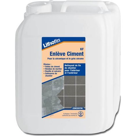 KF Enlève-Ciment - Enlève-ciment céramique - Lithofin - 5 L