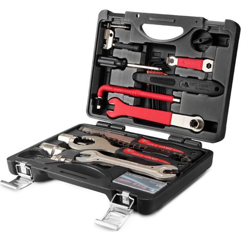 Kit d'outils de réparation de vélo professionnel 18 en 1 avec étui de rangement, outils de réparation de vélo multifonctionnels (1/5)