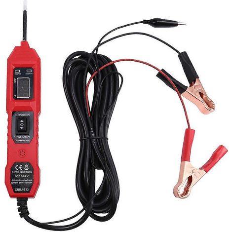 EM286 6-36V DC-Elektrik-Tester Kfz-Prüfstift Rot/Schwarz (1/5)